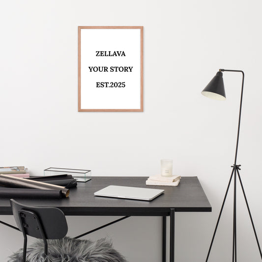 The Signature Zellava Frame - Custom Story Art