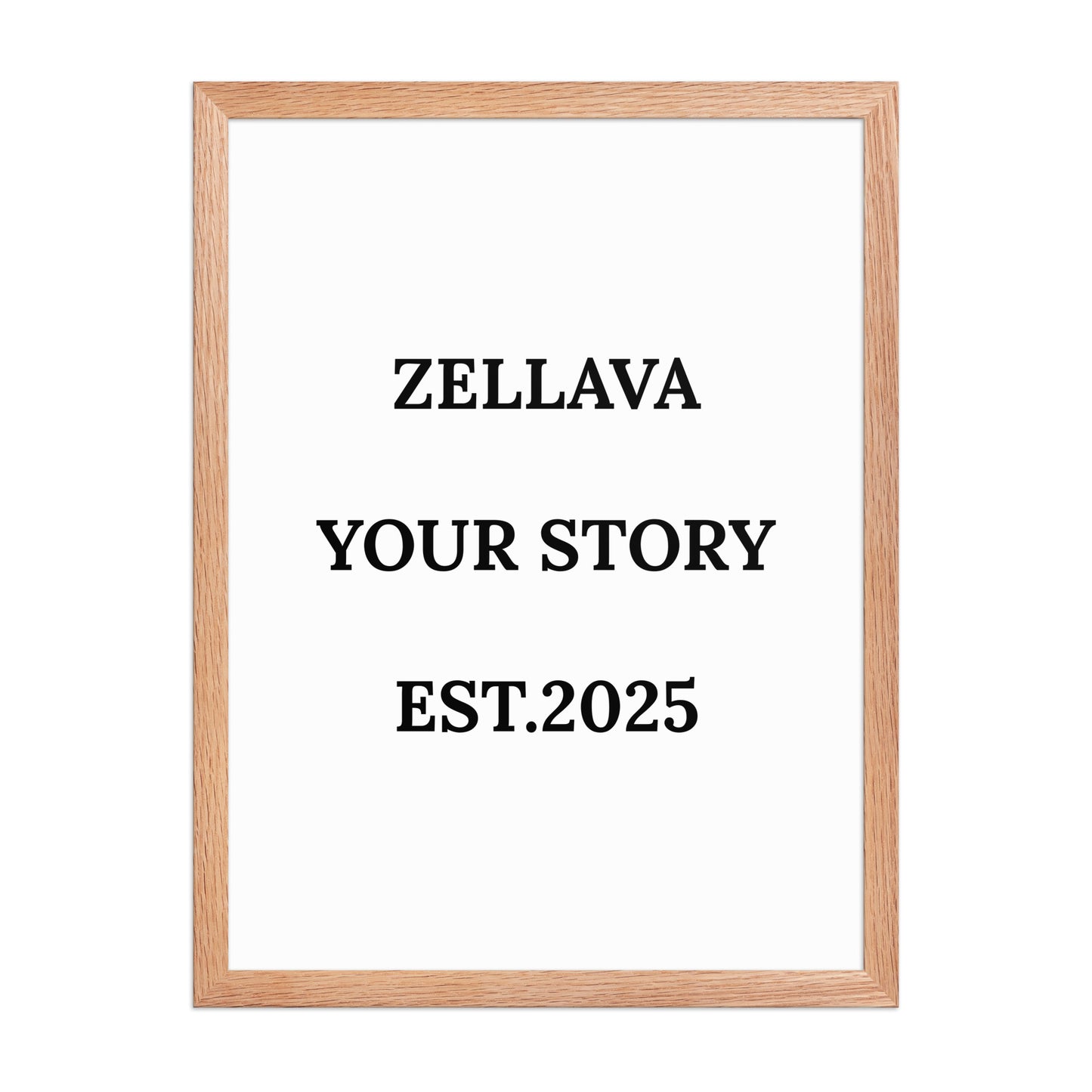 The Signature Zellava Frame - Custom Story Art