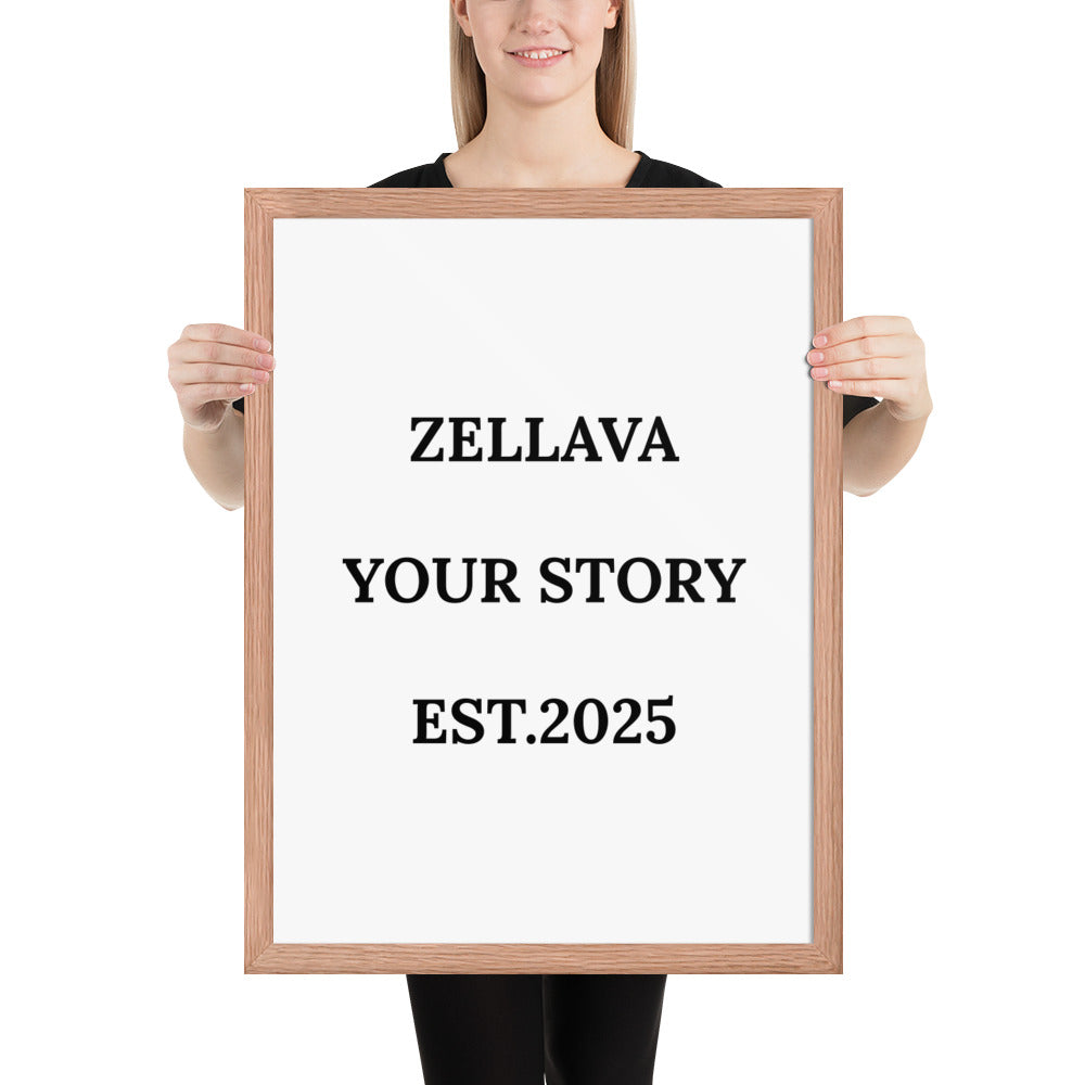 The Signature Zellava Frame - Custom Story Art